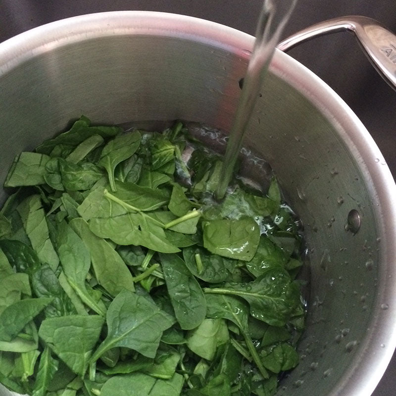 Green Spinach Egg Dying for Rebel Green
