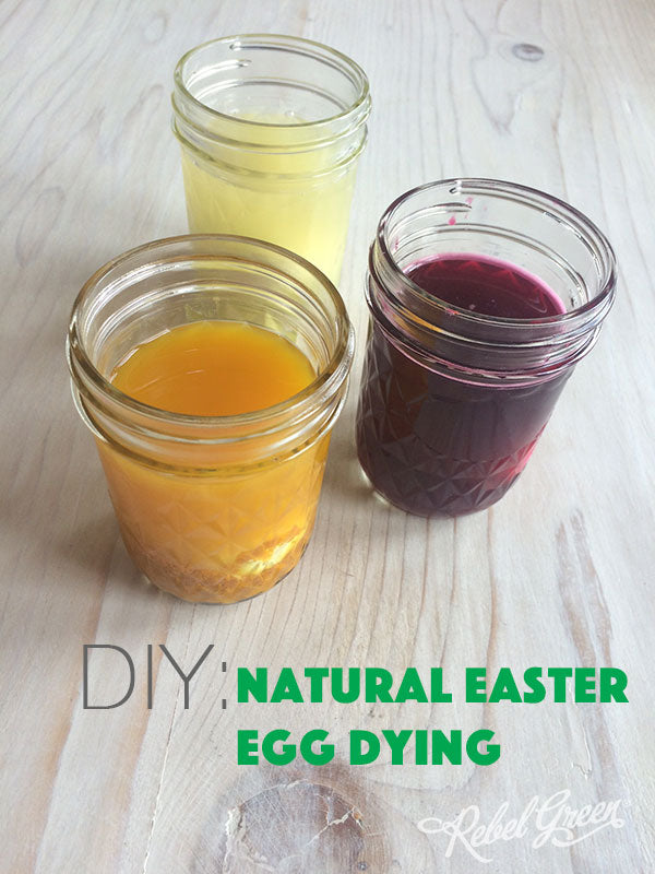 Natural Easter Egg Dying DIY from Rebel Green
